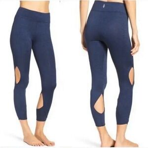 Free People Halo Cut out Crop Leggings